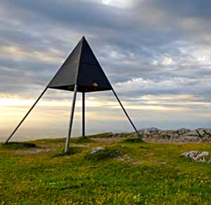 Le repère géodésique du Mont Tendre